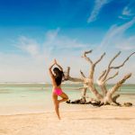 Moon experiences Mujer en las playas del caribe, Moon experiences agencia de viajes